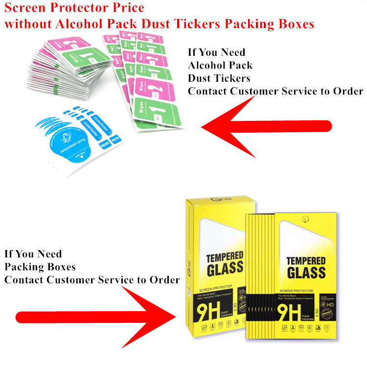 Tempered Film Fine Hole Half-screen Non-full Screen Scratch-resistant White Film - Image 5