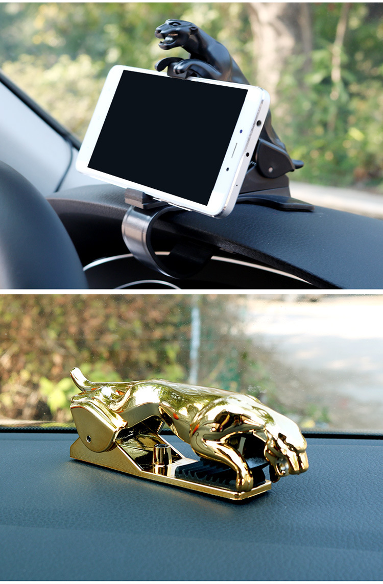 Car-Accessories Phone-Holder Gps-Stand Cellphone Adjustable Jaguar-Design 360-Degree - Image 3