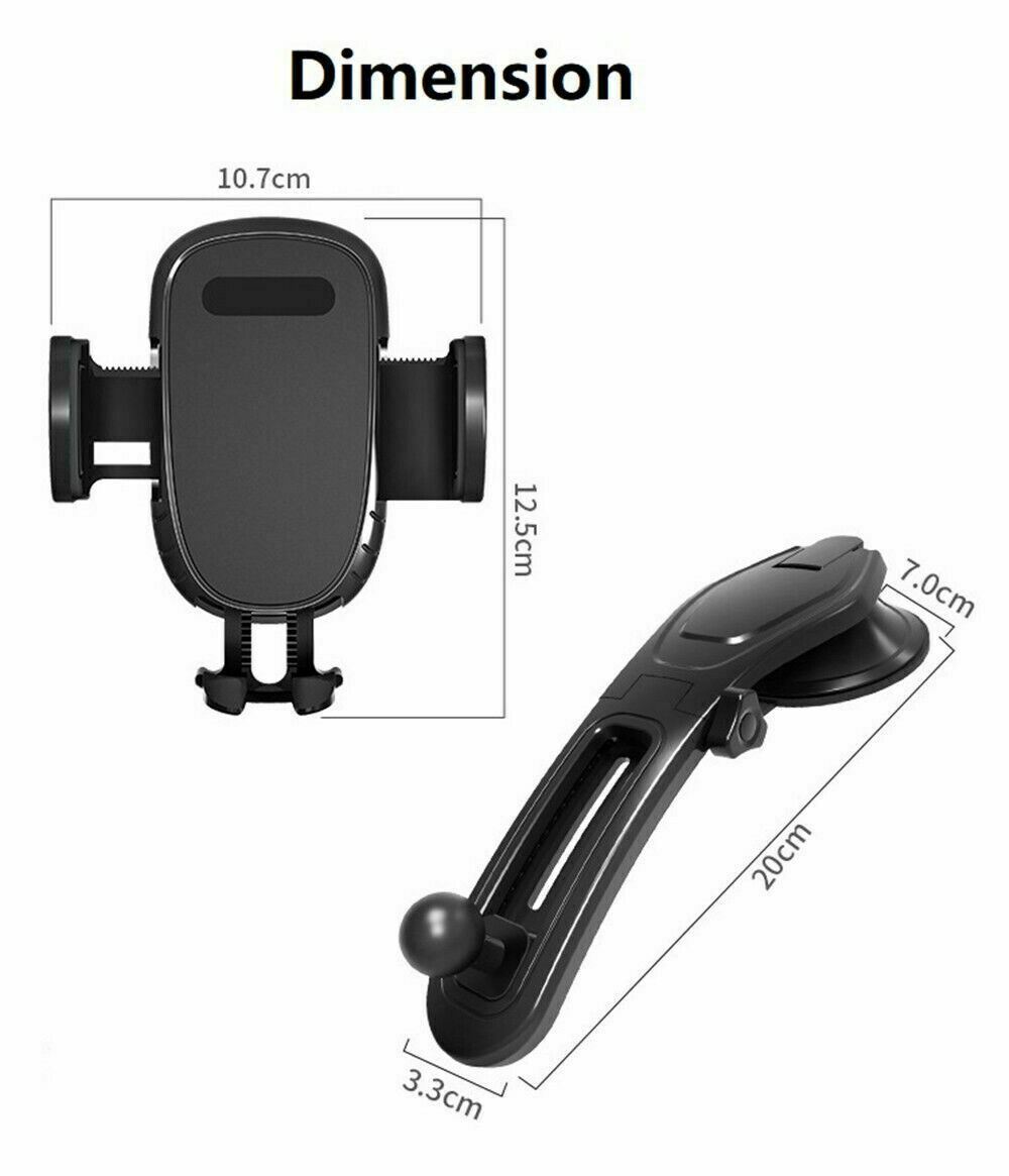 360 Rotatable Phone Mount Holder Car Dashboard Gravity Adjustable GPS Stand Rotating Car Phone Holder Universal Dashboard Mount Car Holder GPS Phone Stands Auto Accessories Car Phone Holder - Image 6