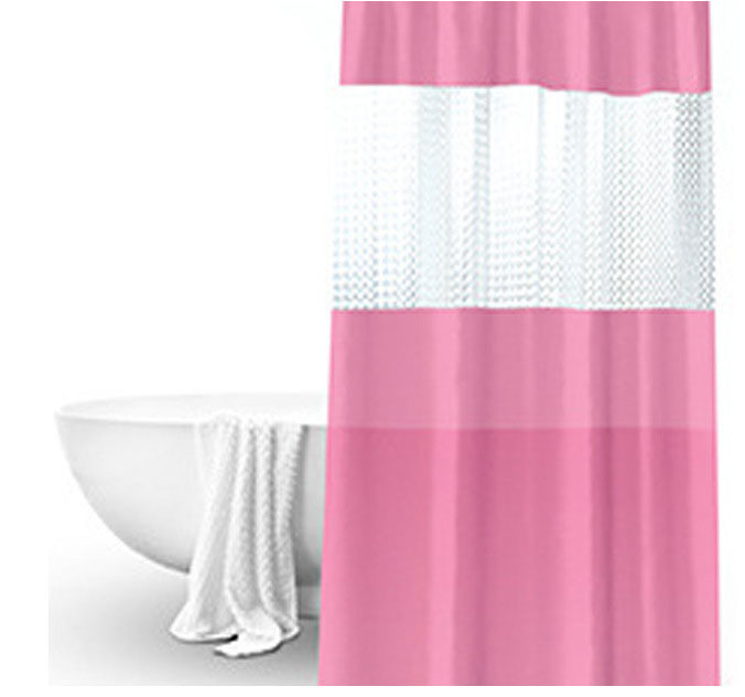 Splicing Translucent Waterproof Mildew Proof Bathroom Bath Shower Partition Curtain - Image 8