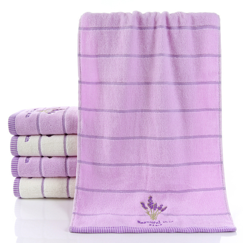 Pure Cotton 32 Strand Embroidered Face Washing Towel - Image 6