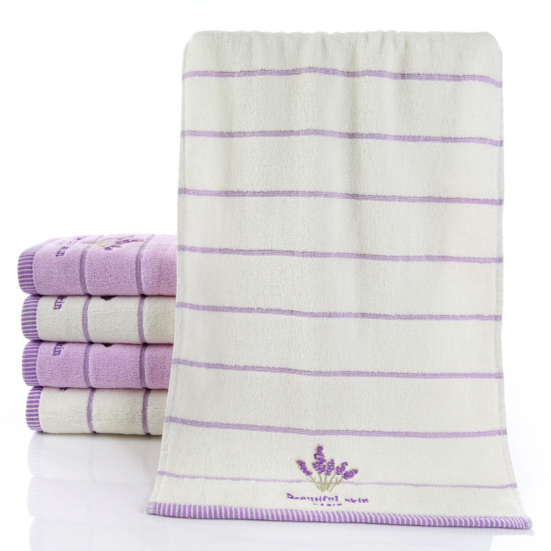Pure Cotton 32 Strand Embroidered Face Washing Towel - Image 7