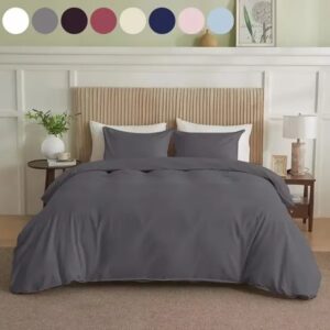 Serta Simply Clean Pleated Duvet Cover Queen