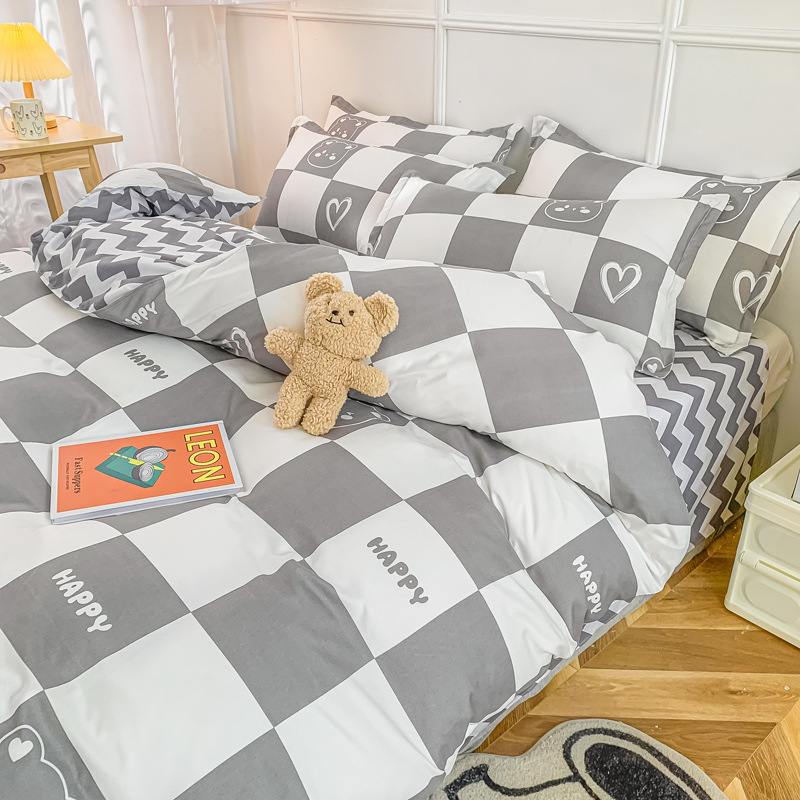 Bedclothes Summer Washed Quilts Set Sheets - Image 4