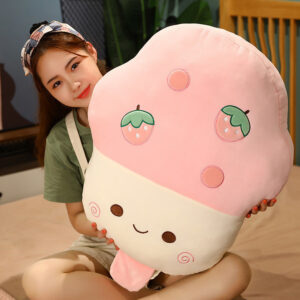 Ice-cream Plush Toy Stuffed Food Soft Doll Fruit Pillow Home Sofa Decor