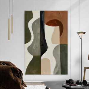 Handmade Oil Painting Canvas Wall Art Decoration Wabi-Sabi Style Modern Abstract  Minimalism Artwork Room Aesthetic For Home Decor Rolled Frameless Unstretched Painting