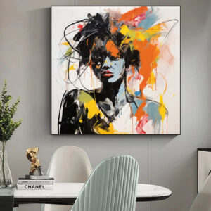 Modern Graffiti Aesthetic Wall Art Banksy Portrait Hand Painted Oil Painting On Canvas Vintage Room Home Bar Cafe Decor Kawaii Room Decor