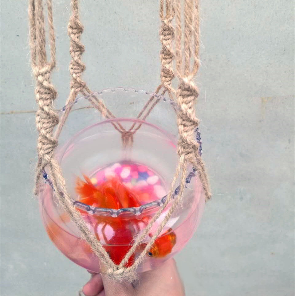 Flower Pot Net Bag Plant Greening Hanging - Image 3