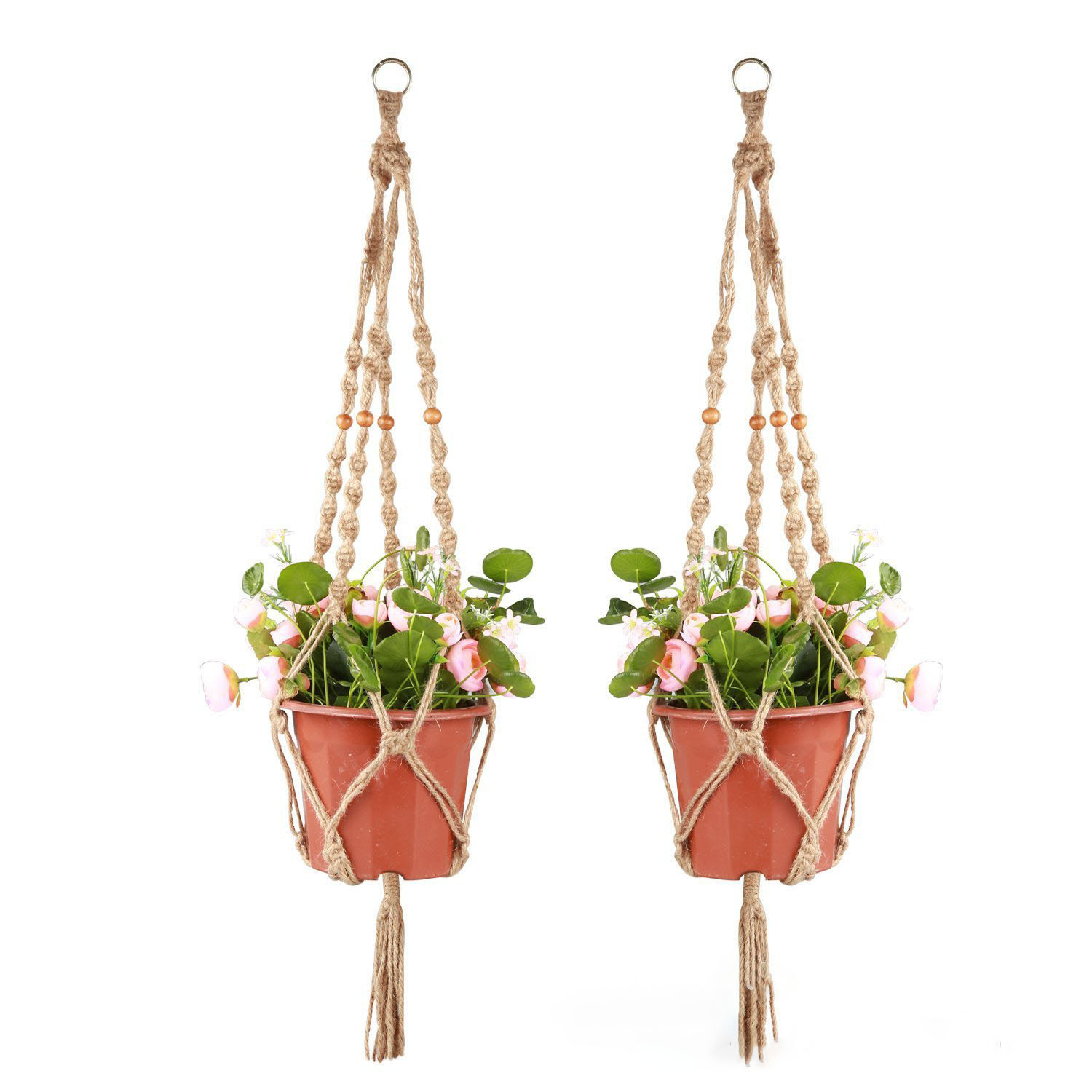 Flower Pot Net Bag Plant Greening Hanging - Image 5