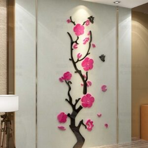 Plum Blossom Porch Decoration Wall Stickers