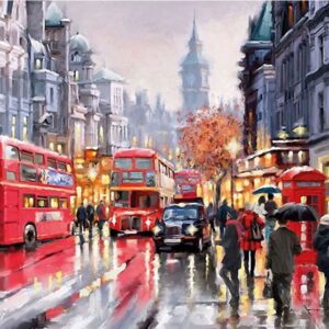 Paint By Numbers Kit - Street 2