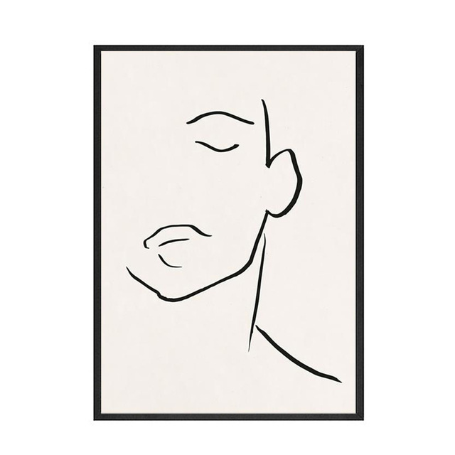 Nordic Oil Painting Poster Abstract Plant Wall Art Paintings - Image 6