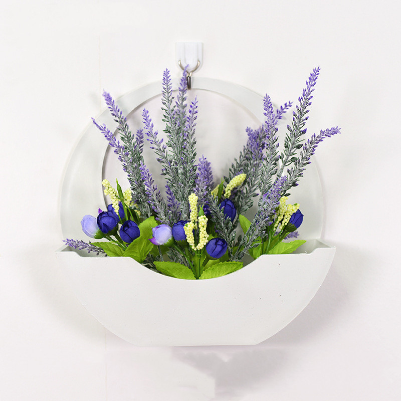 Shopping mall creative pastoral hanging flower basket