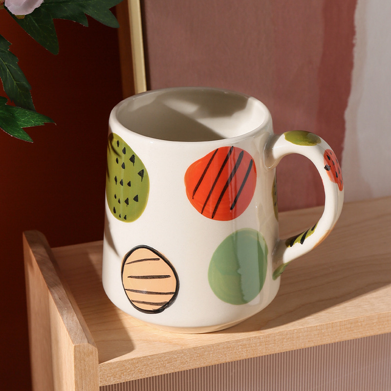 Creative Hand-painted Ceramic Vase Living Room Decoration Home Decoration - Image 3