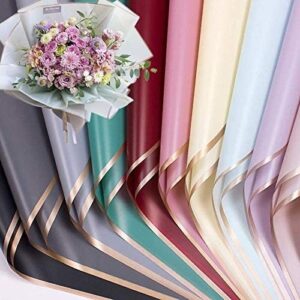 Bouquet Wrapping Paper Material Translucent Waterproof Flower Shop Bouquet Bag