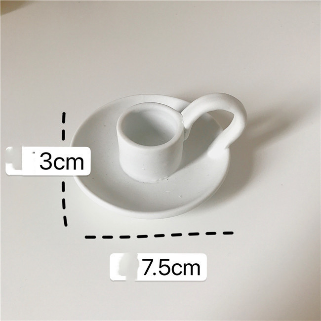 Ceramic Hand-held Candlestick Ornaments Jewelry Photography Props Homestay Decoration Background - Image 6