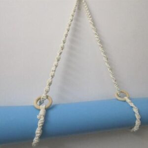 Portable Hand-Woven Yoga Mat Tassel Storage Bag