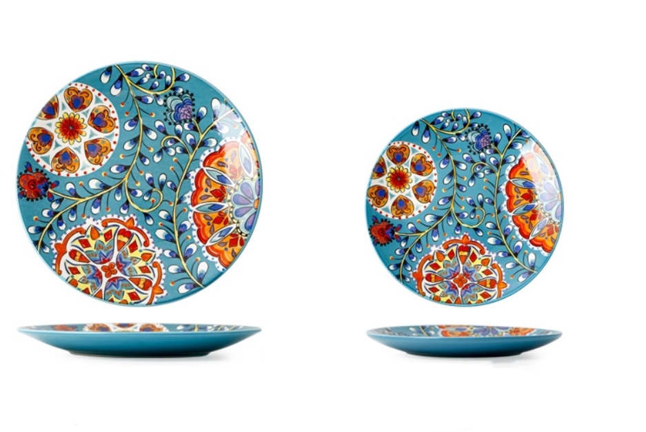 Hand-painted Tableware 11-inch Export Creative Plate Home Dining Plate Soft Decoration Western Steak Dish - Image 4