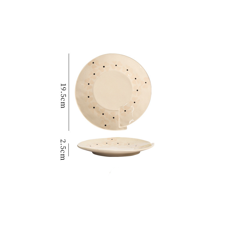 Ins Retro Korean Style Underglaze Color Hand Pinch Irregular Coffee Set Household Restaurant Afternoon Tea Cup Pot Suit - Image 2