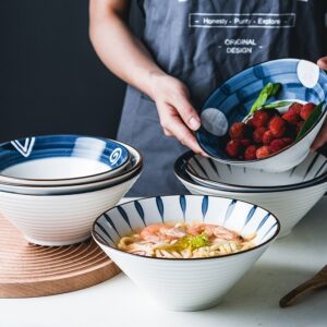 Creative Japanese Ceramic Salad Bowl Home Large