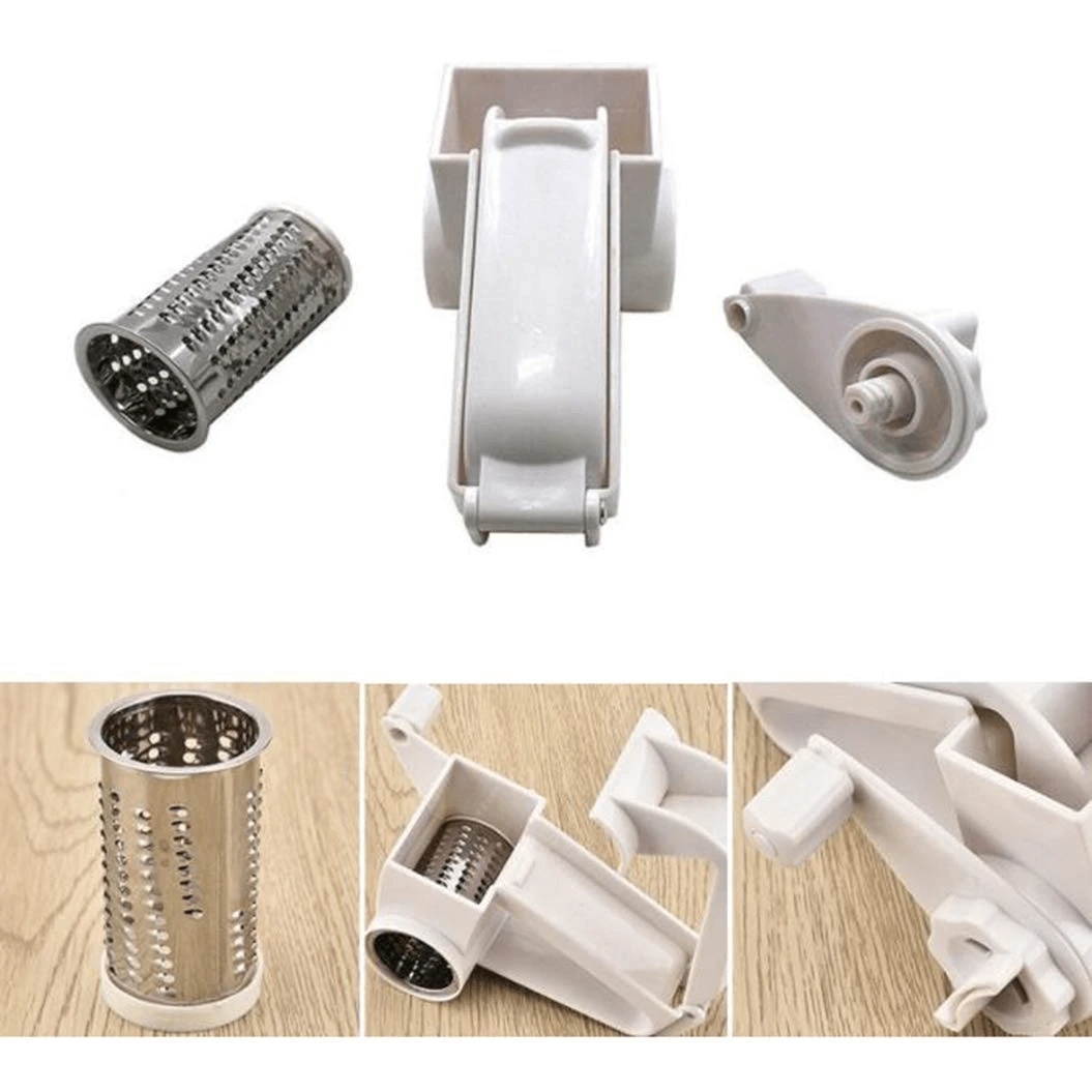 Stainless Steel Hand-cranked Rotating Cheese Grater - Image 2
