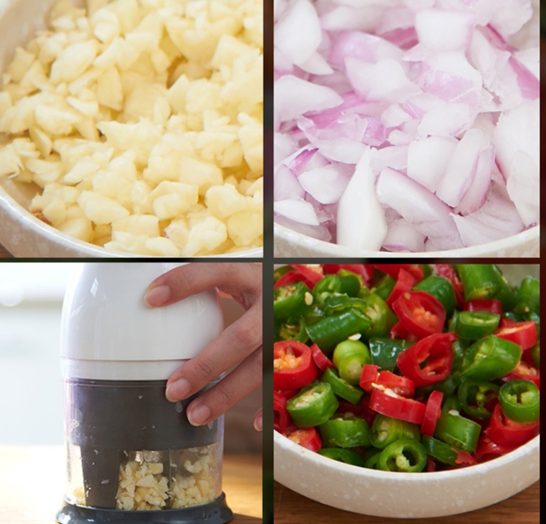 Kitchen Multi-function Garlic , Garlic Rammer, Hand Clapper, Vegetable, Mashed Garlic Chopper - Image 4