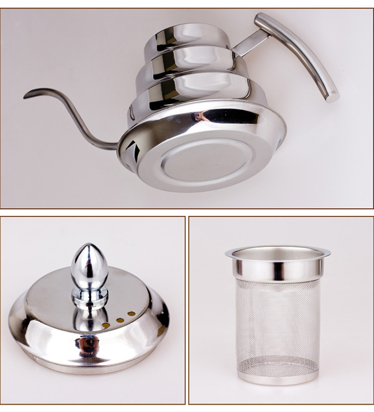 Stainless Steel Hand Brewing Coffee Pot Hanging Ear Coffee Brewing Pot - Image 5