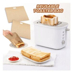 Teflon high temperature toast bag ptfe fiberglass toast bag toasted sandwich bag toaster bag