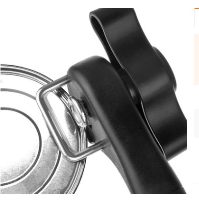 Safety can opener, strong can opener, bottle opener, side cover, one hand - Image 4