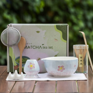 Hand Painted Matcha 8-piece Ceramic Set