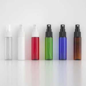 Full Cover Spray Bottle 30ml Square Shoulder Spray Cosmetics Travel Storage Bottle