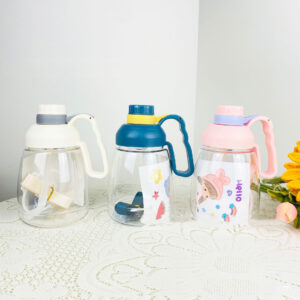Cute Large Capacity Straw Water Cup Portable Sports Bottle