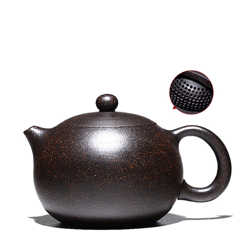 Purple Clay Pot Authentic Pure Handmade Master Xi Shi Pot Household Tea-making Size Capacity Single Tea Set - Image 3