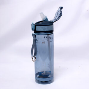 Large Capacity Sports Water Bottle Straw Cup Plastic Portable