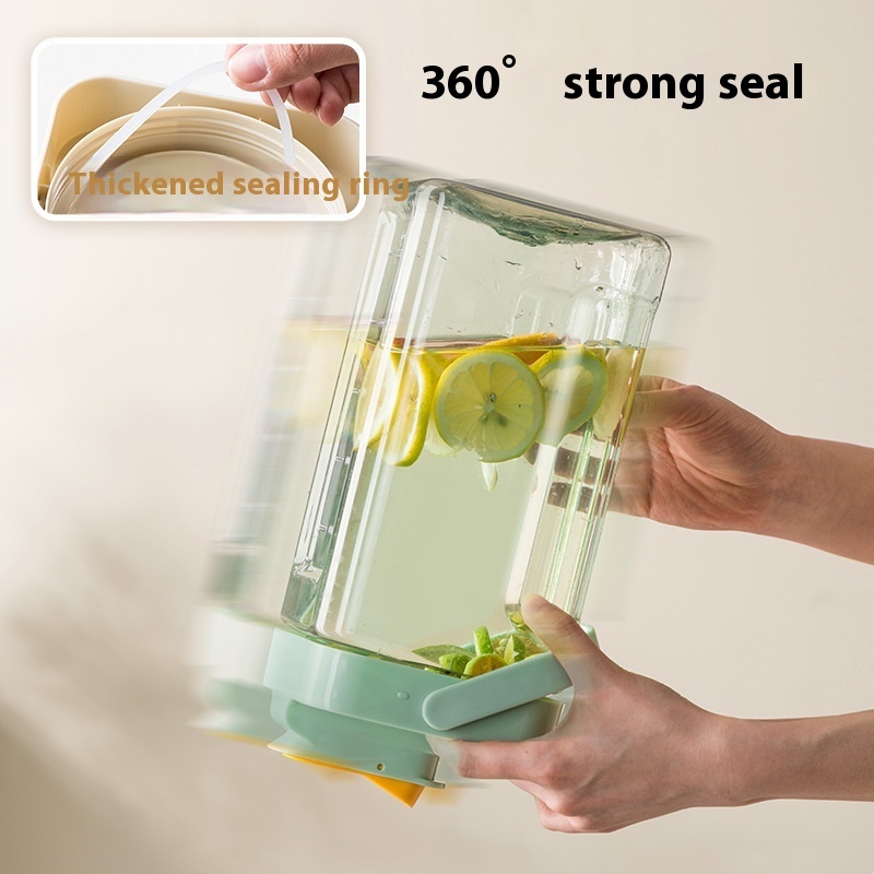 Refrigerator Cold Water Bottle With Faucet Large Capacity Cool Water Pot - Image 5