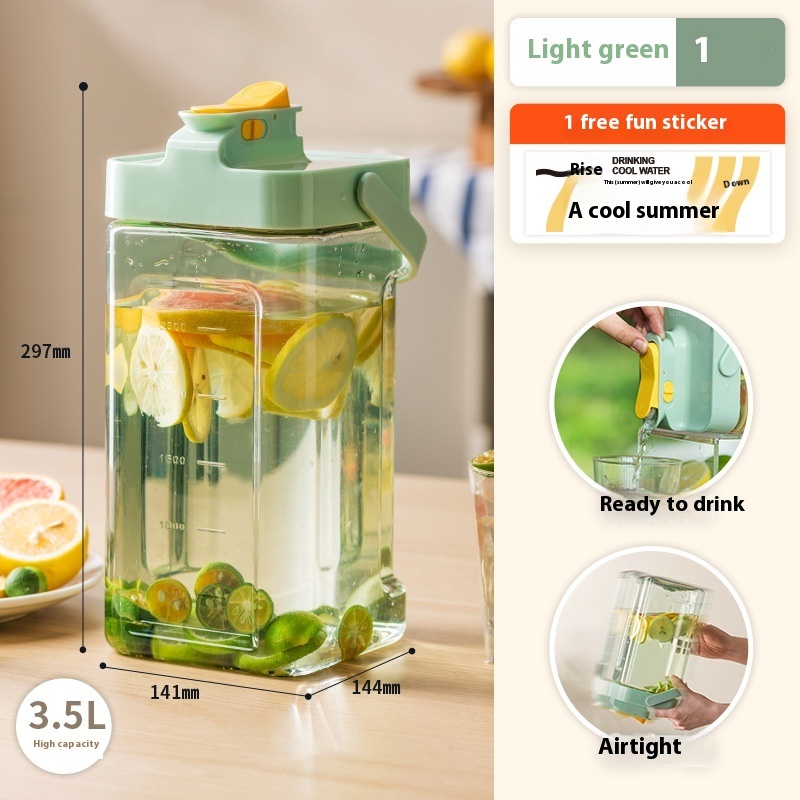 Refrigerator Cold Water Bottle With Faucet Large Capacity Cool Water Pot - Image 6