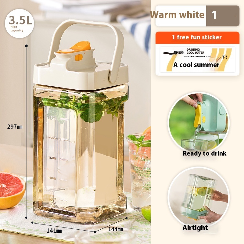 Refrigerator Cold Water Bottle With Faucet Large Capacity Cool Water Pot - Image 7