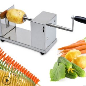 Whirlwind potato machine gold potato tower machine stainless steel hand potato slicer