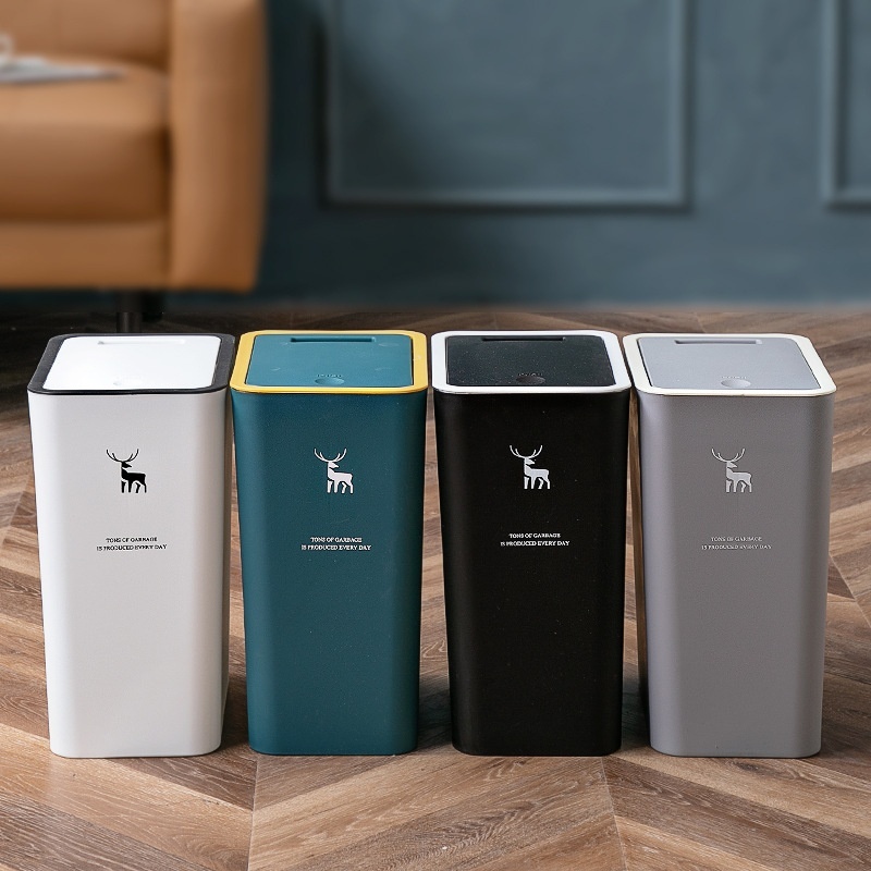 Trash Can Large Household Thickened With Lid