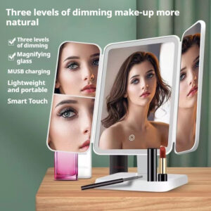 Thin Large Double Door Folding Makeup Mirror