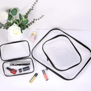 Ultra-small Transparent Plastic Zipper Pencil Case Storage Bag
