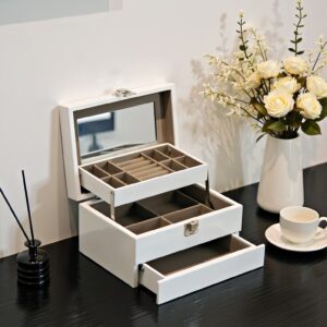 Large Capacity Solid Wood Jewelry Box