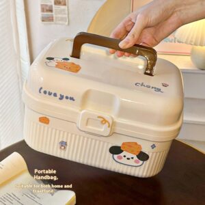 Double-layer Portable Large Capacity Storage Box