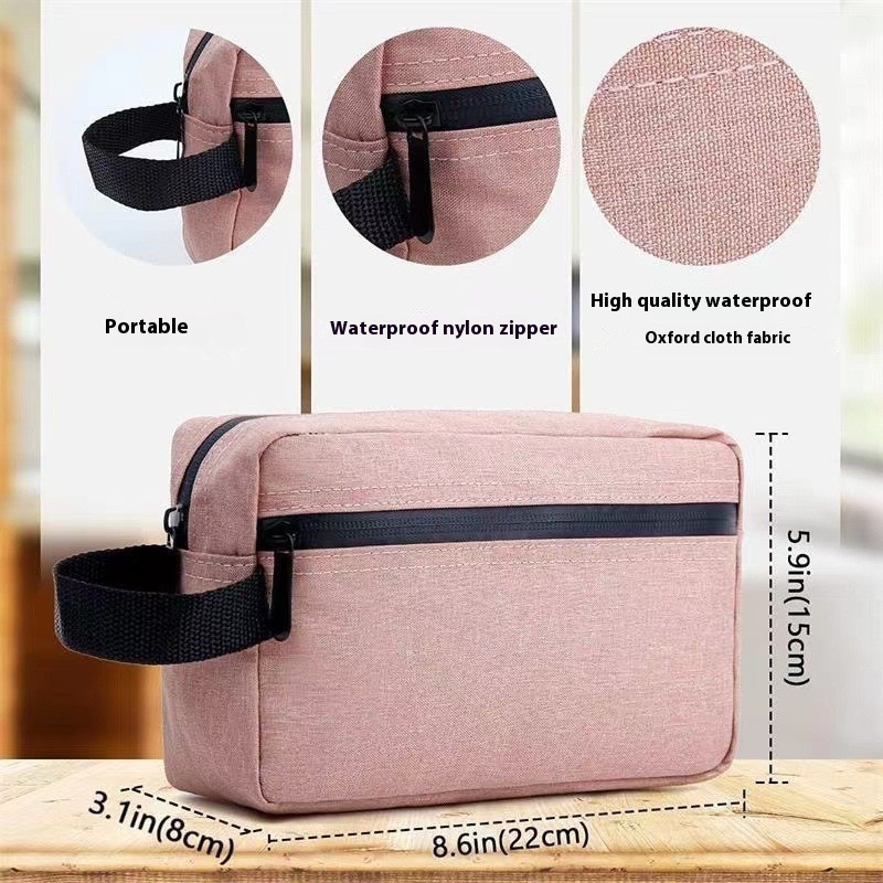 Oxford Cloth Waterproof Wash Multi-functional Portable Clutch Large Capacity Storage Bag - Image 2
