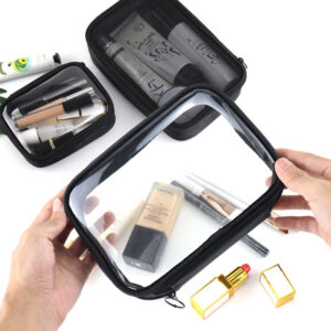 Cosmetic Transparent Waterproof Portable Large Capacity Carrying Travel Wash Bag
