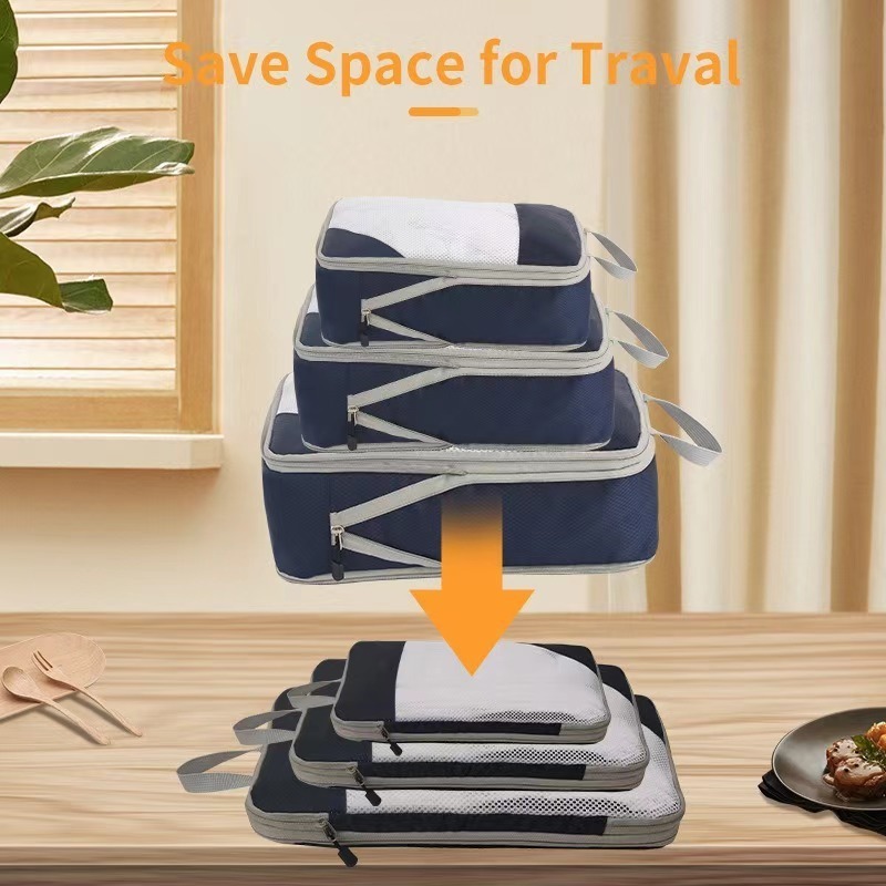 Compression Three-piece Set Luggage Storage Bag - Image 2