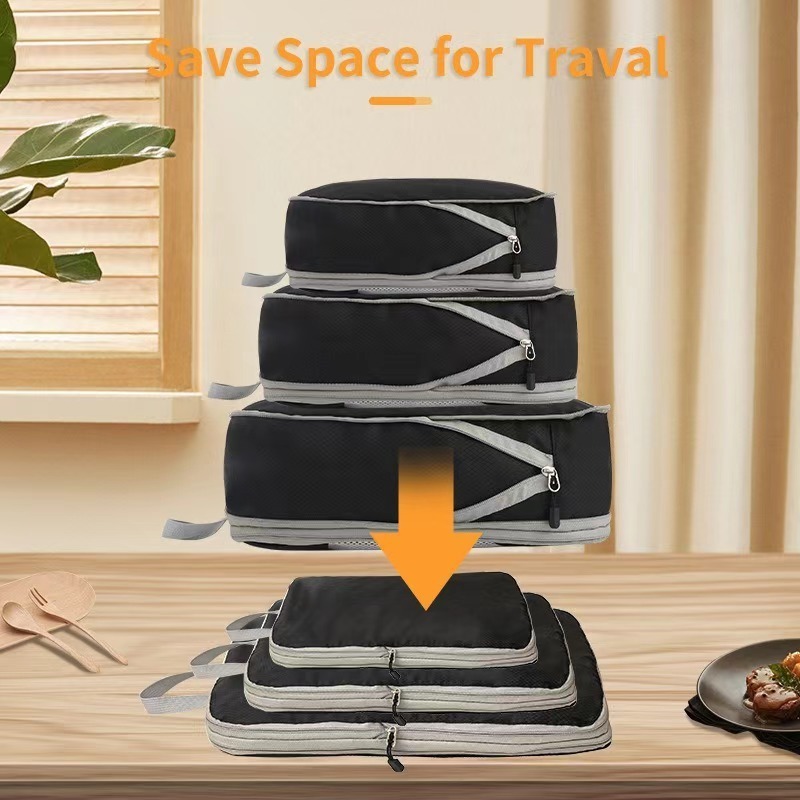 Compression Three-piece Set Luggage Storage Bag - Image 3