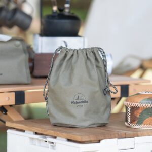 Outdoor Camping Tableware Storage Bag Drawstring Bag
