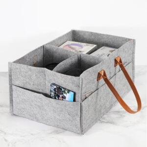 Fashion Personalized Diapers Felt Storage Bag