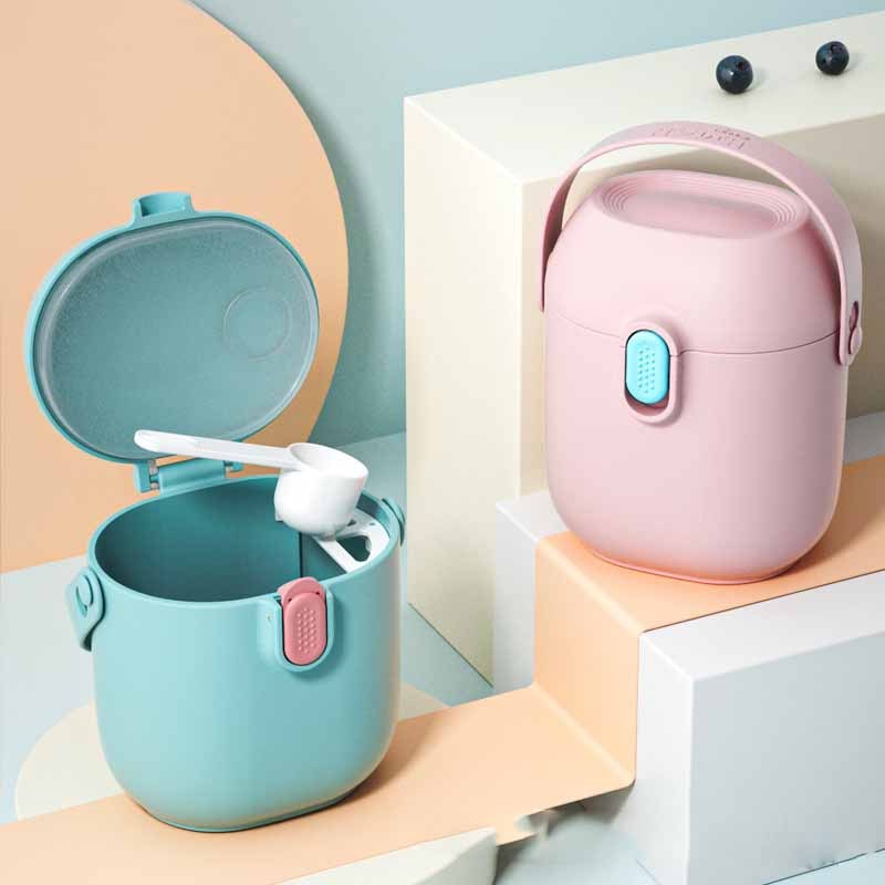 Large Portable Airtight Baby Milk Powder Food Supplement Storage Rice Flour Box Spoon Cereal Infant Toddle Snacks Container - Image 3